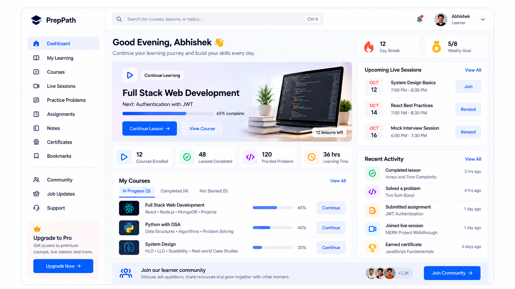 LMS Platform Showcase